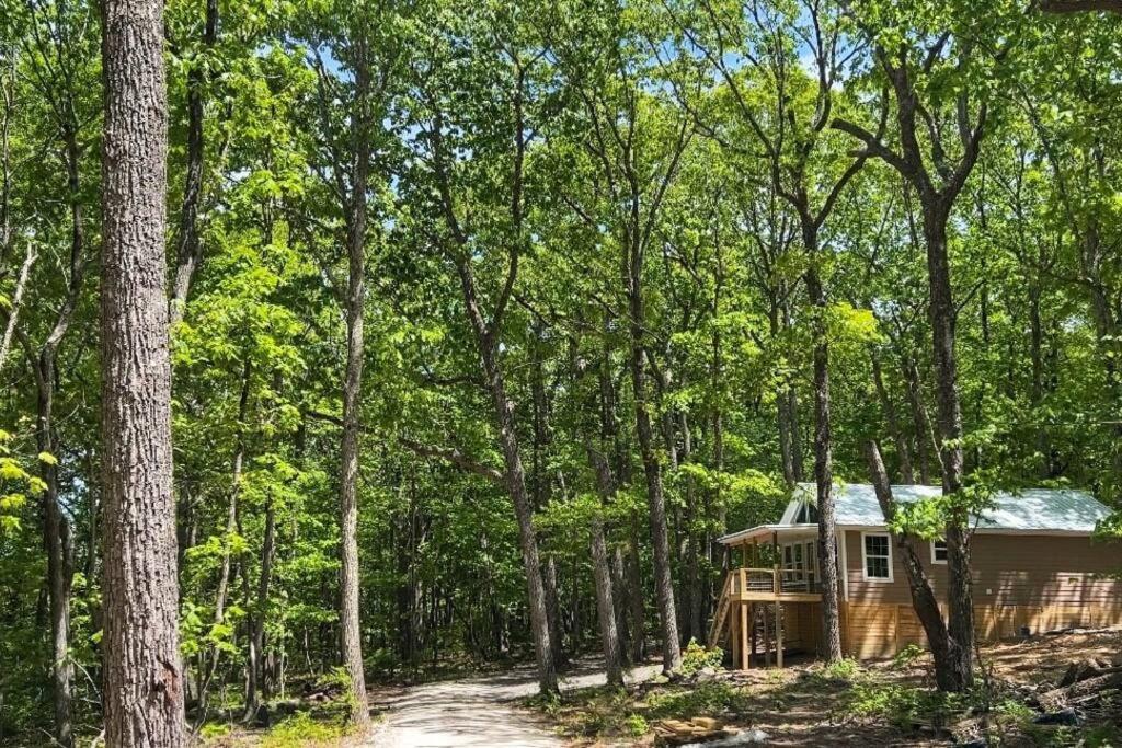 Coyote Cabin At Woodland Retreat At Desoto Beside Desoto State Park Fort Payne Exterior photo