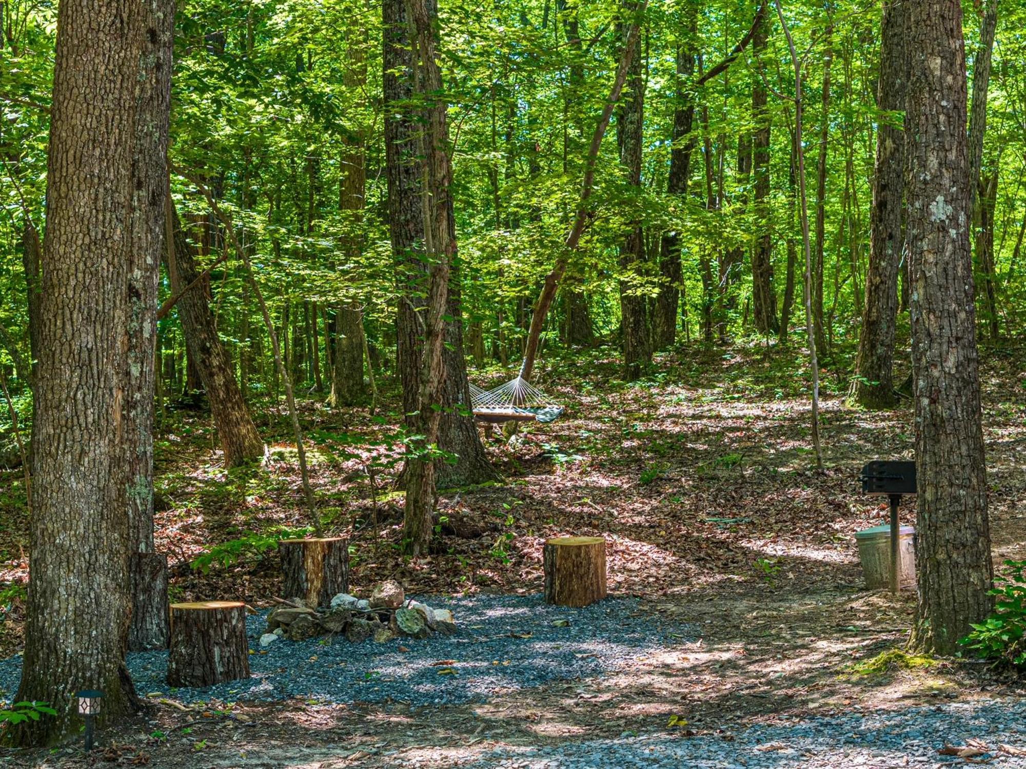Coyote Cabin At Woodland Retreat At Desoto Beside Desoto State Park Fort Payne Exterior photo